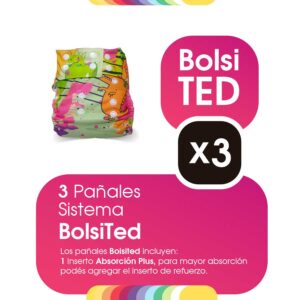 Pack BolsiTed x3